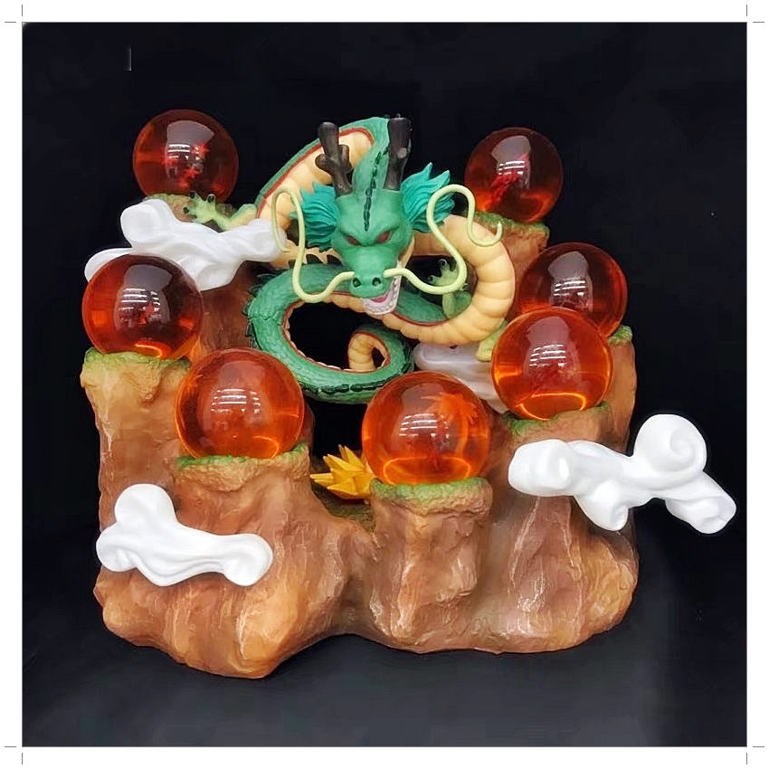 Dragon Ball Z Action Figure Shenron With Mountain Crystal Balls