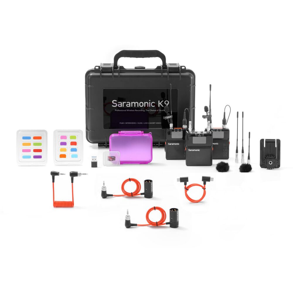 Saramonic K9 *ของแท้รับประกัน 1ปี* ไมค์ไร้สาย Digital UHF Wireless Microphone System for Cameras