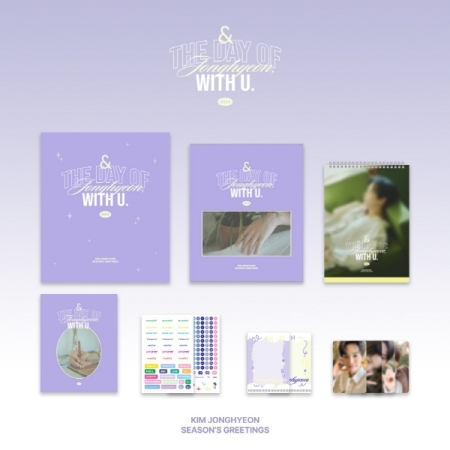 ( Pre-Order ) KIM JEONGHYEON SEASON'S GREETINGS 2023 [ & THE DAY OF JONGHYEON, WITH U ] ** สั่งเกิน 1 ชิ้นบวกค่าส่งเพิ่มชิ้นละ 20 บาท เนื่องจากสินค้าหนัก ** จำนวนจำกัด ** วางจำหน่าย 27 / 1 / 2023