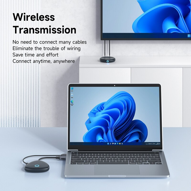 Hagibis WD1402 4K HDMI Wireless HD Transmitter and Receiver Kit, 2.4/5GHz Wireless HDMI Extender Kits to Monitor