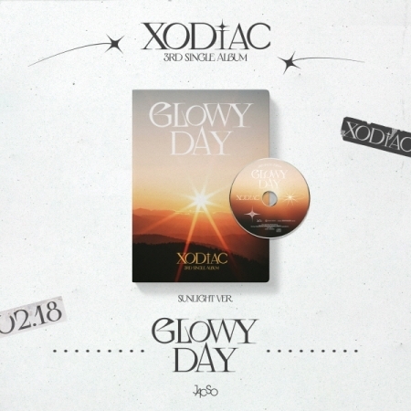 ( Pre-Order ) XODIAC 3rd Single Album [GLOWY DAY] Sunlight ver * มี Poster พับในกล่อง * วางจำหน่าย 18 / 2 / 2025