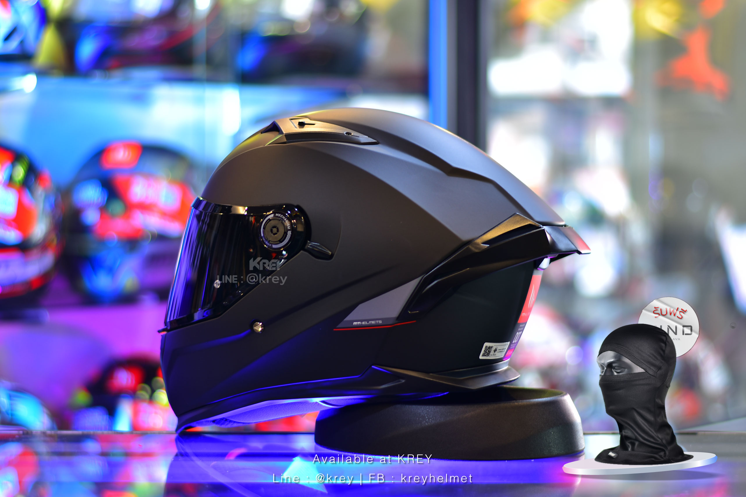 MT model BRAKER SV SOLID MATT BLACK