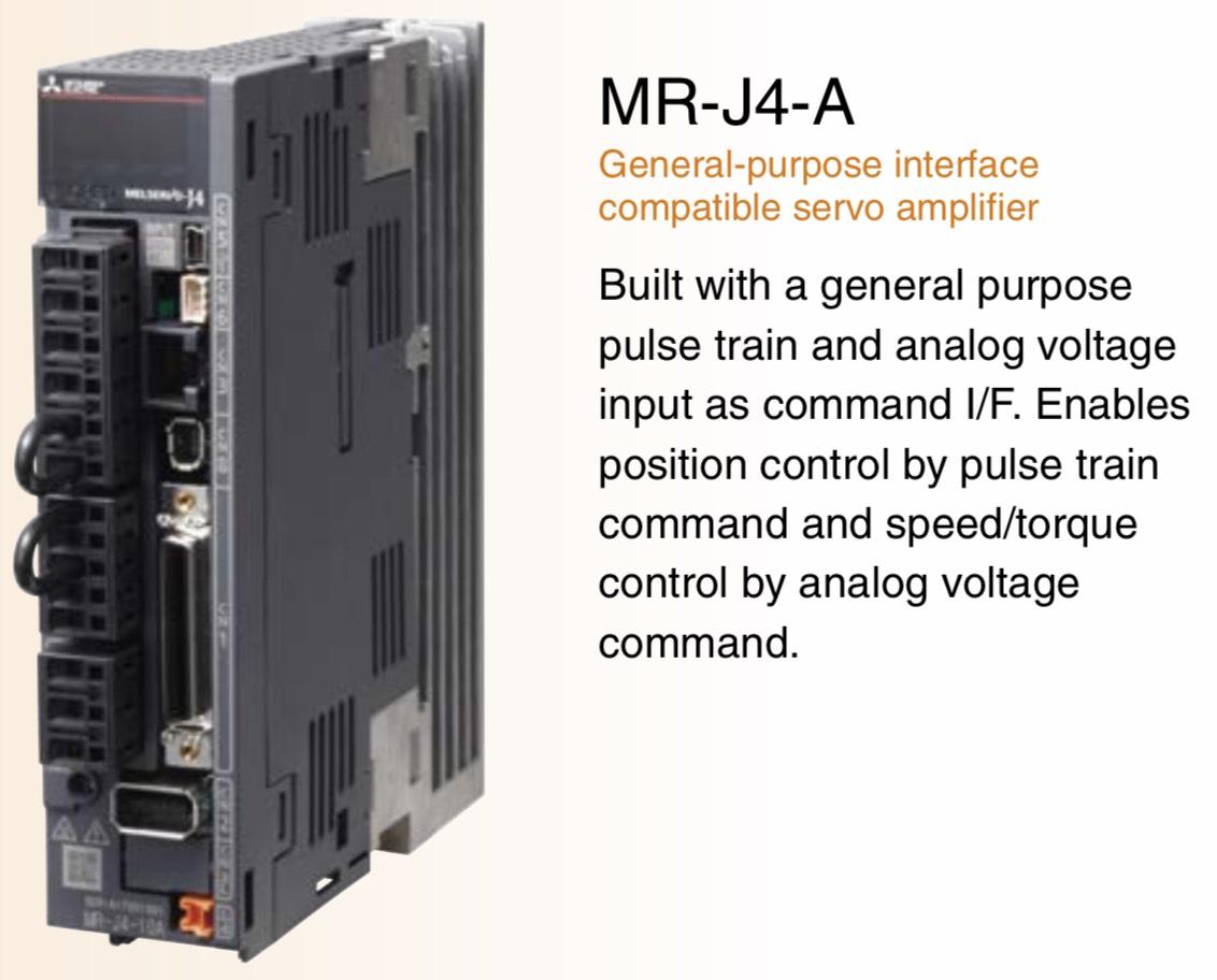 AC Servo Drive Amplifier Mitsubishi MR-J4-10A เซอร์โวไดร์ 100W MELSERVO J4 Series