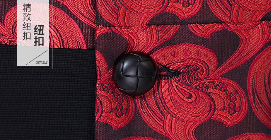 ชุดพนักงานเสริฟแบบแขนยาว ชุดพนักงานร้านอาหารสไตล์จีนแบบแขนยาว ชุดพนักงานห้องอาหารโรงแรม