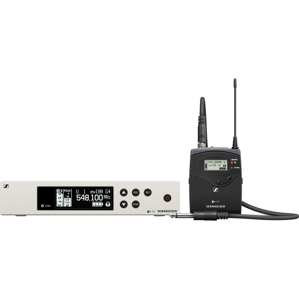 Sennheiser EW 100 G4-Ci1-TH ชุดไวร์เลสกีตาร์ไร้สายสำหรับกีต้าร์ / เบส, 12 Ch., ระยะ 100 ม. (คลื่น UHF 748.2 - 757.8 MHz กสทช.) รับประกัน 1 ปี