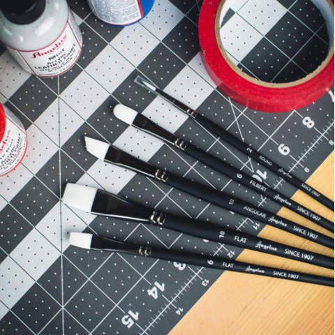 Angelus Paint Brush พู่กัน Paint