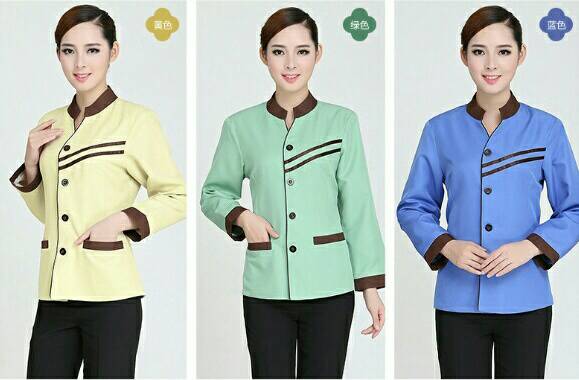 เสื้อแม่บ้าน พ่อบ้าน พนักงานทำความสะอาด