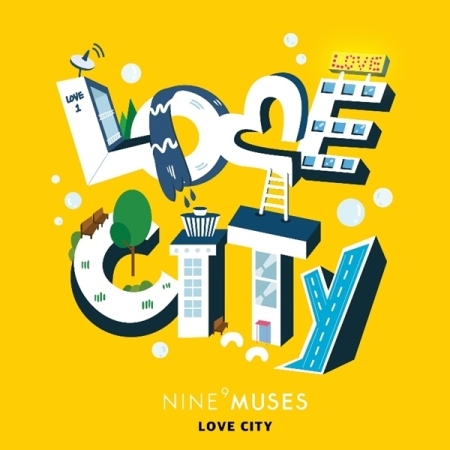 ( Pre-Order ) NINE MUSE REPAKAGE MINI ALBUM MUSES DIARY PART.3 : LOVE CITY + Poster วางจำหน่าย 8 / 8 / 2017