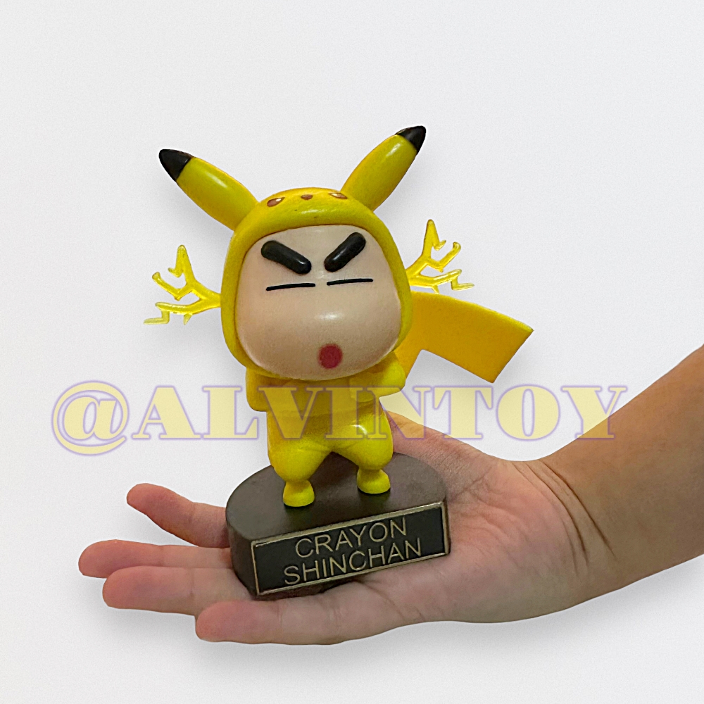 โมเดล ฟิกเกอร์ Shin-chan - ชินจังจอมแก่น ชุด 5 ตัว ขนาดความสูง 9.5 ซม.