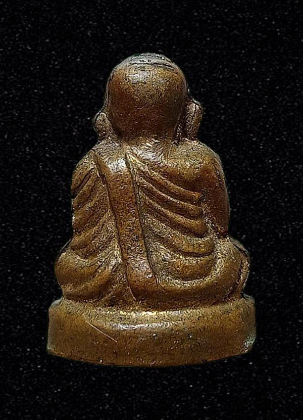 รูปเหมือนปั๊ม หลวงพ่อโพธิ์ วัดโรงวัว โพธิ์ประทับช้าง จังหวัดพิจิตร ปี 2518