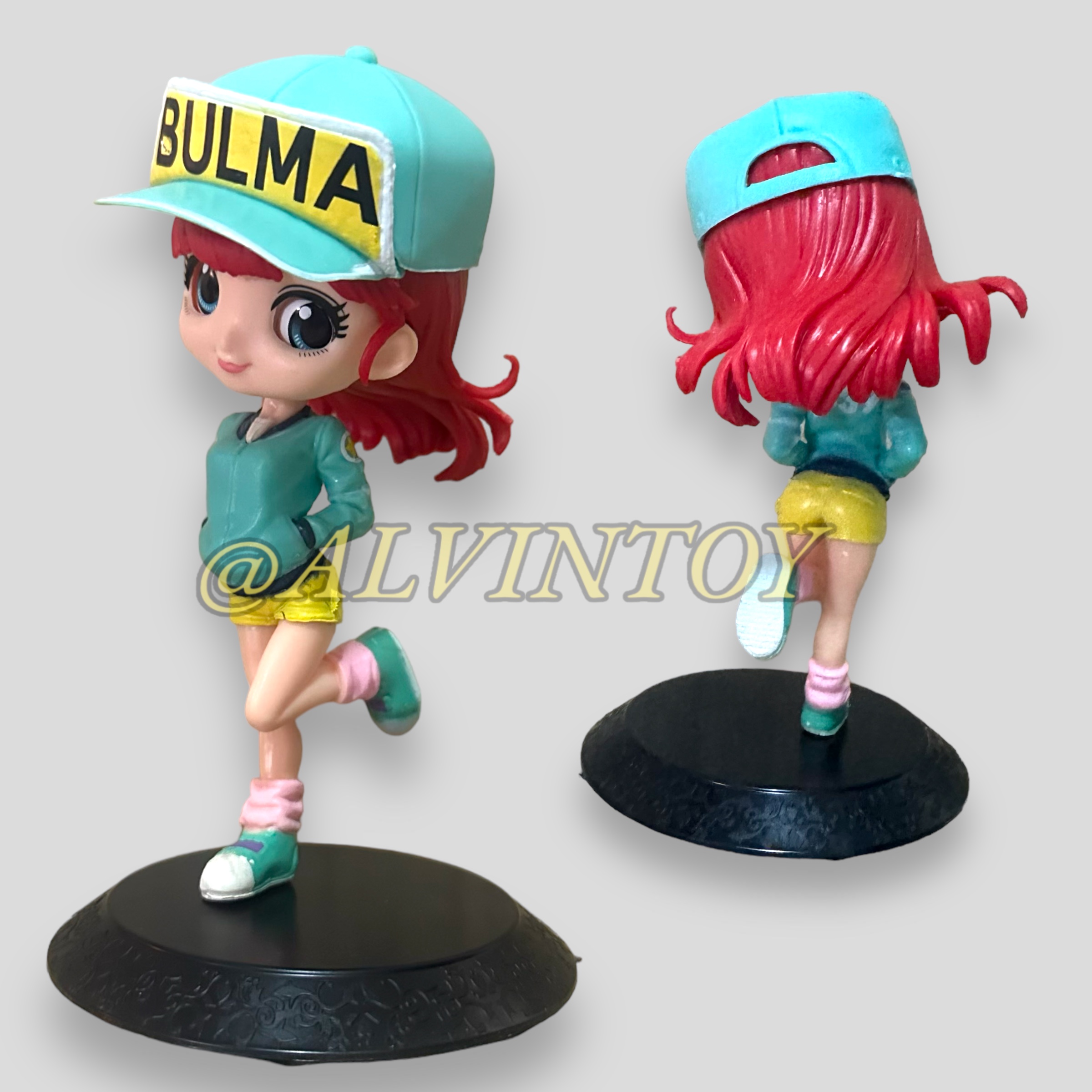 โมเดล Bulma - บลูม่า DragonBall Z ชุด 4 ตัว พร้อมฐานวาง ขนาดความสูง 13.5 ซม.