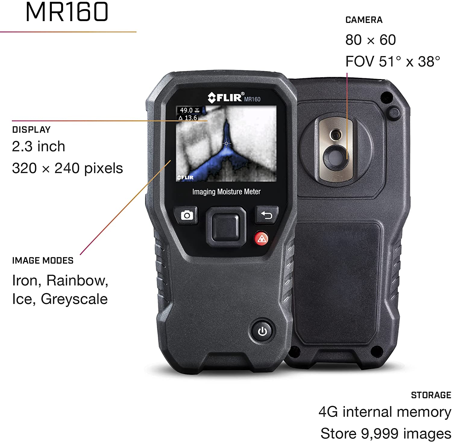 กล้องถ่ายภาพความชื้น FLIR MR160 Imaging Moisture Meter