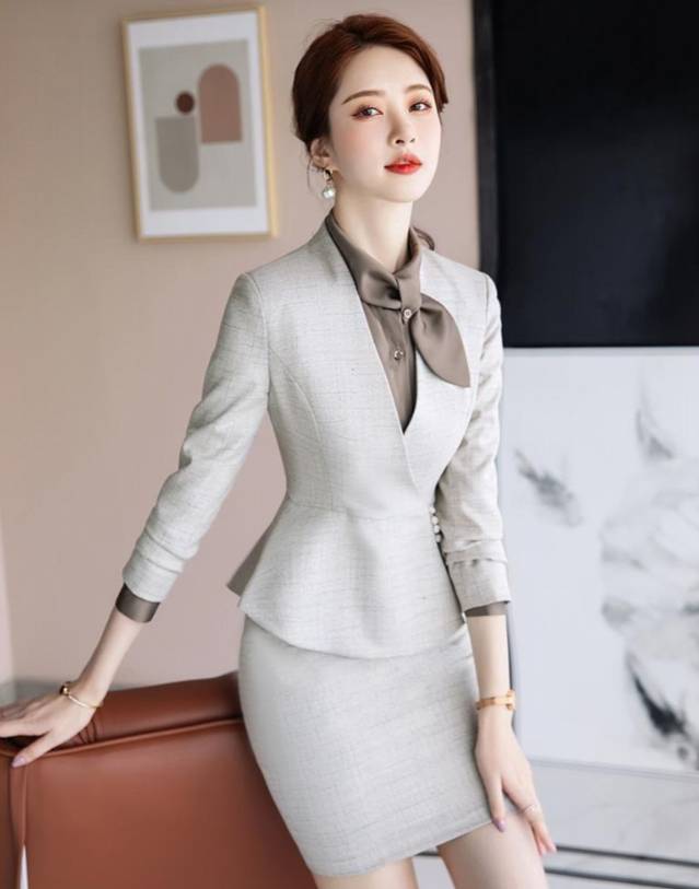 ชุดพนักงานต้อนรับ ชุดออฟฟิศ ชุดพนักงานต้อนรับโรงแรม