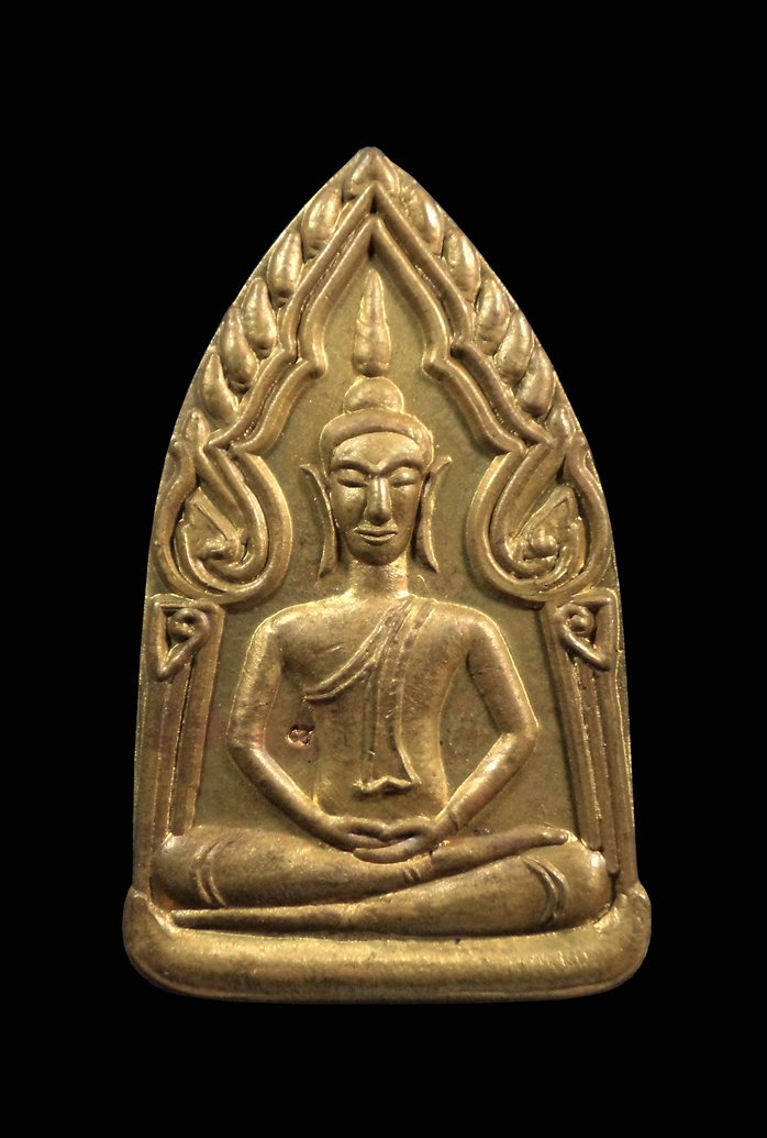 พระขุนแผนเนื้อทองผสม หลวงพ่อพัก วัดโบสถ์ จ.อ่างทอง