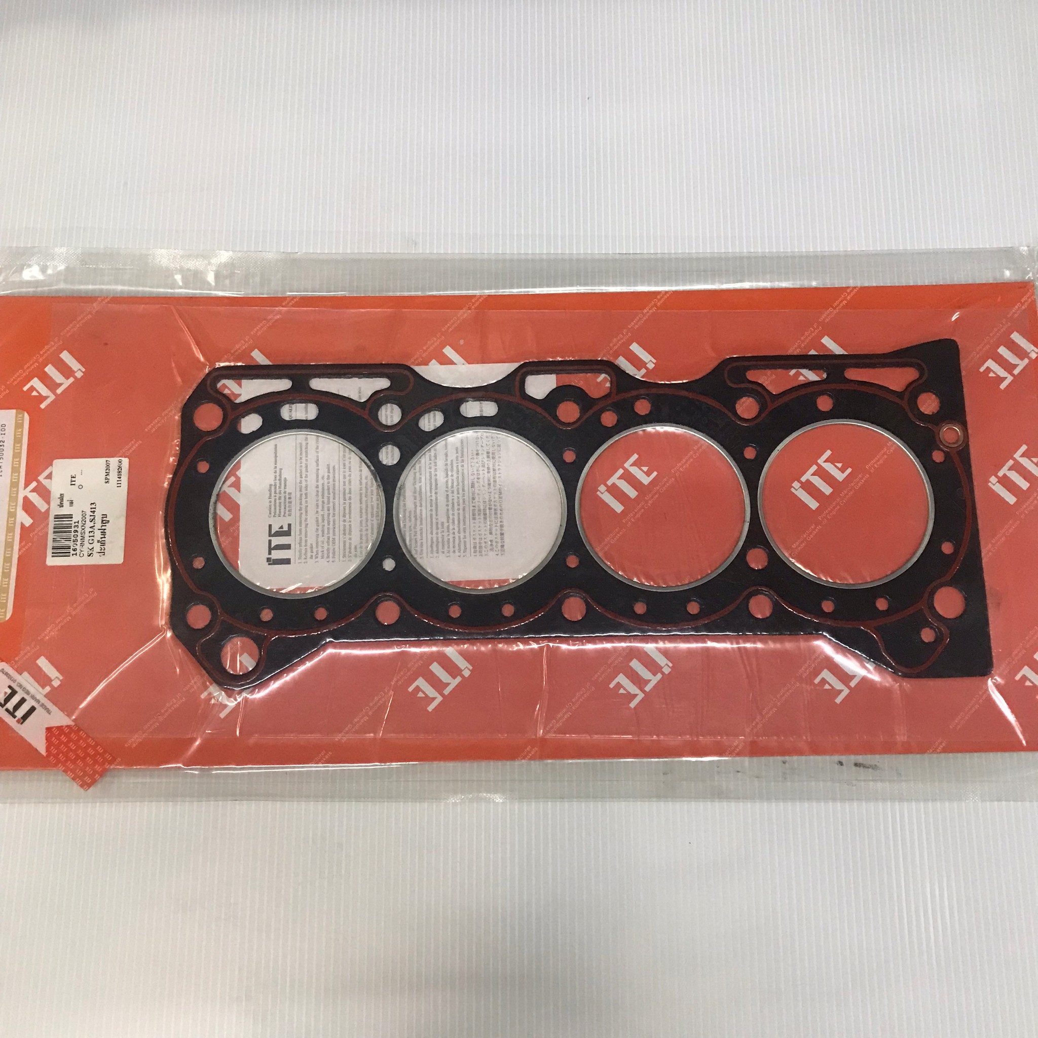 (ประกัน 1 เดือน) ประเก็นฝาสูบ SUZUKI VITARA / G16A / 8 วาล์ว วีทาร่า / APV / 111141-60A00 / ICH150042-I00 (แบบไฟเบอร์) ITE