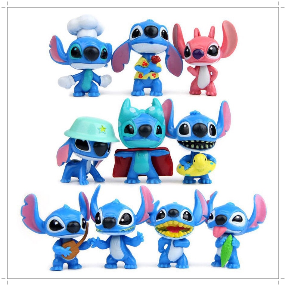โมเดล Stitch - สติทช์ 10 ตัว