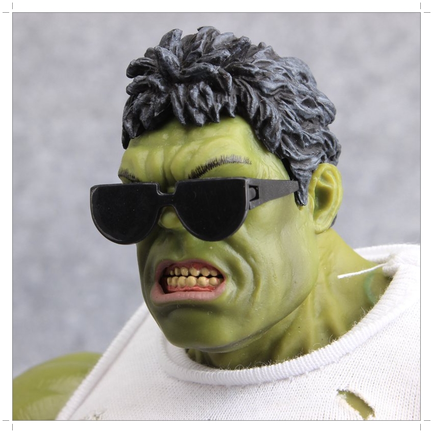 Figure The Hulk - โมเดล เดอะฮัค กางเกงผ้า มีเสื้อ แว่นดำ