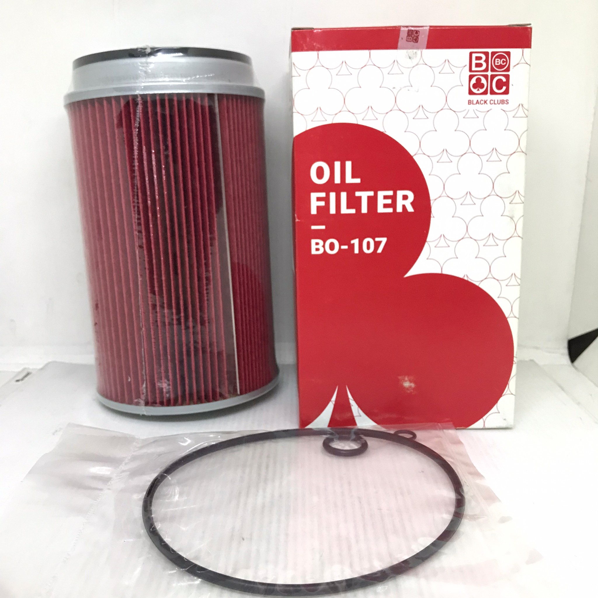 กรองเครื่อง ไส้ กรอง น้ำมันเครื่อง ไส้กรองน้ำมันเครื่อง ISUZU TX / DA120 / DA640 / DA240 อีซูซุ ยี่ห้อ BLACK CLUB / เบอร์ BO-107 / BO107 / 9-88513264-0 / 9885132640 / Oil Filter