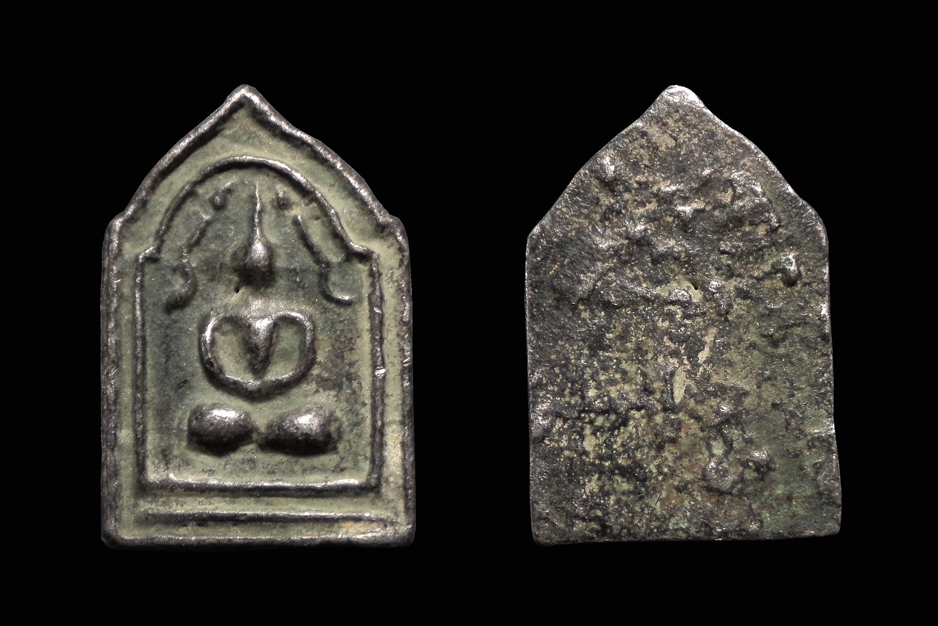 เหรียญหล่อพระพุทธ เนื้อชินตะกั่ว