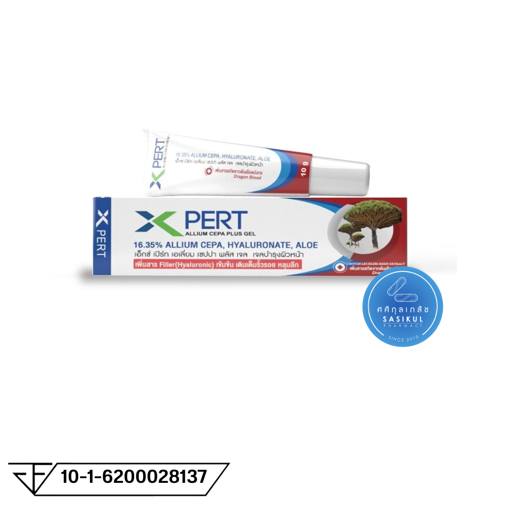 X PERT ALLIUM CEPA PLUS GEL 10G ลดรอยแผลเป็น ลดเลือนริ้วรอย