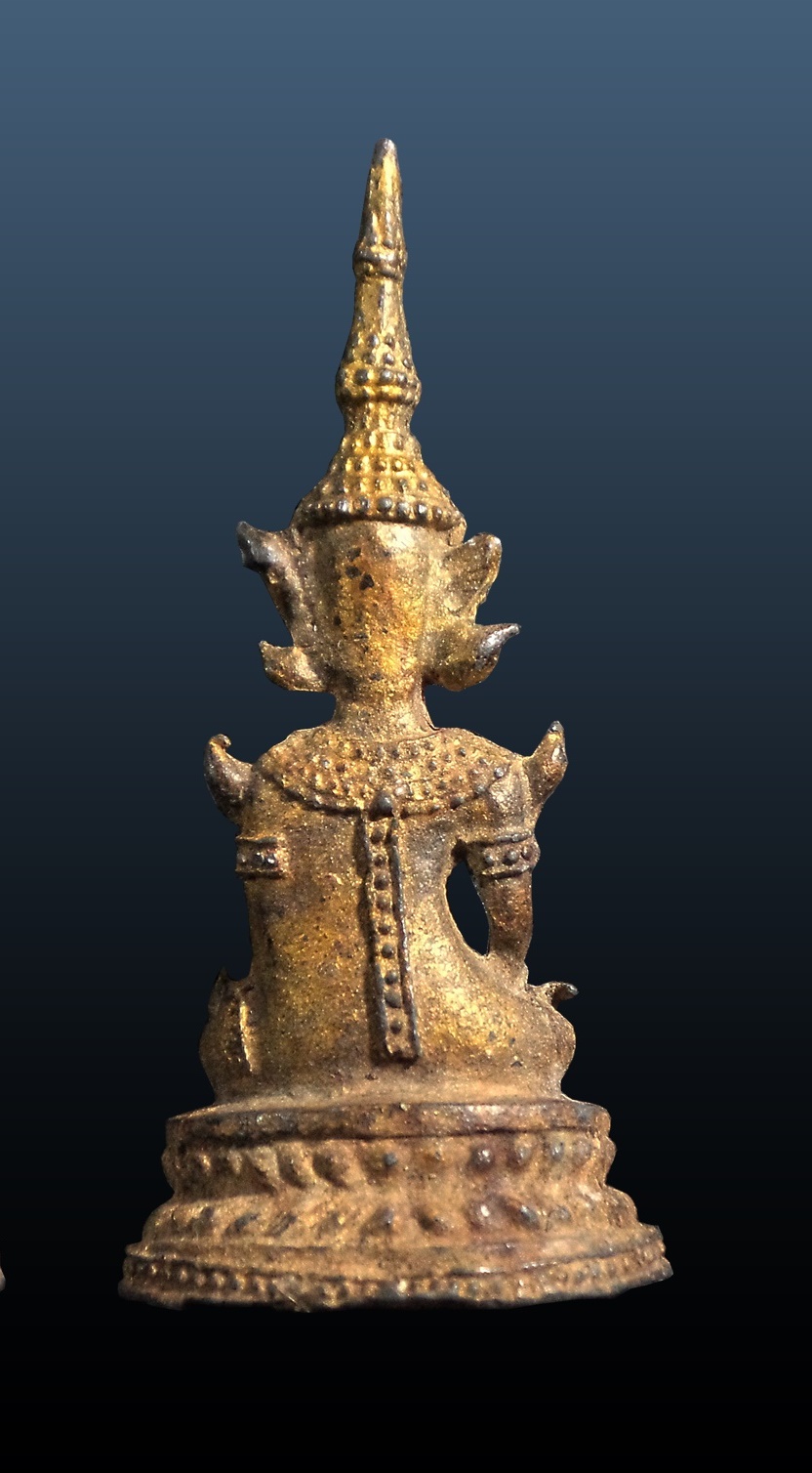 พระบูชารัตนะทรงเครื่อง พิมพ์เล็ก ฐานล่าง2นิ้ว สูง3นิ้ว