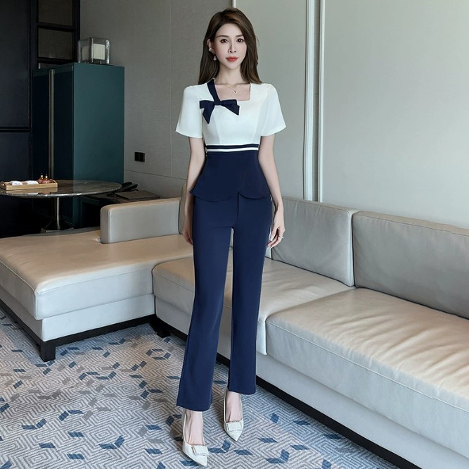 ชุดนวดสปา ชุดคลินิกความงาม ชุดพนักงานต้อนรับ