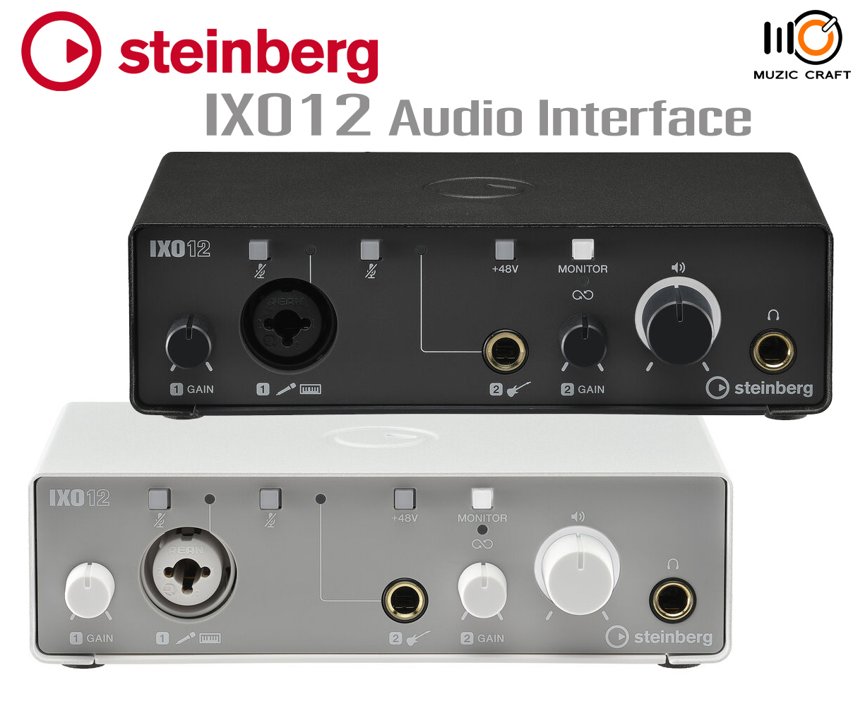 Steinberg IXO12 *ของแท้รับประกัน 1ปี* ออดิโออินเตอร์เฟส USB Audio Interface รองรับ iOS/ Mac/ Windows