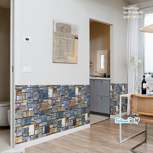 Wallpaper sticker วอลเปเปอร์แบบกาวในตัว SA1012 (หน้ากว้าง45cm.xยาว10m.)