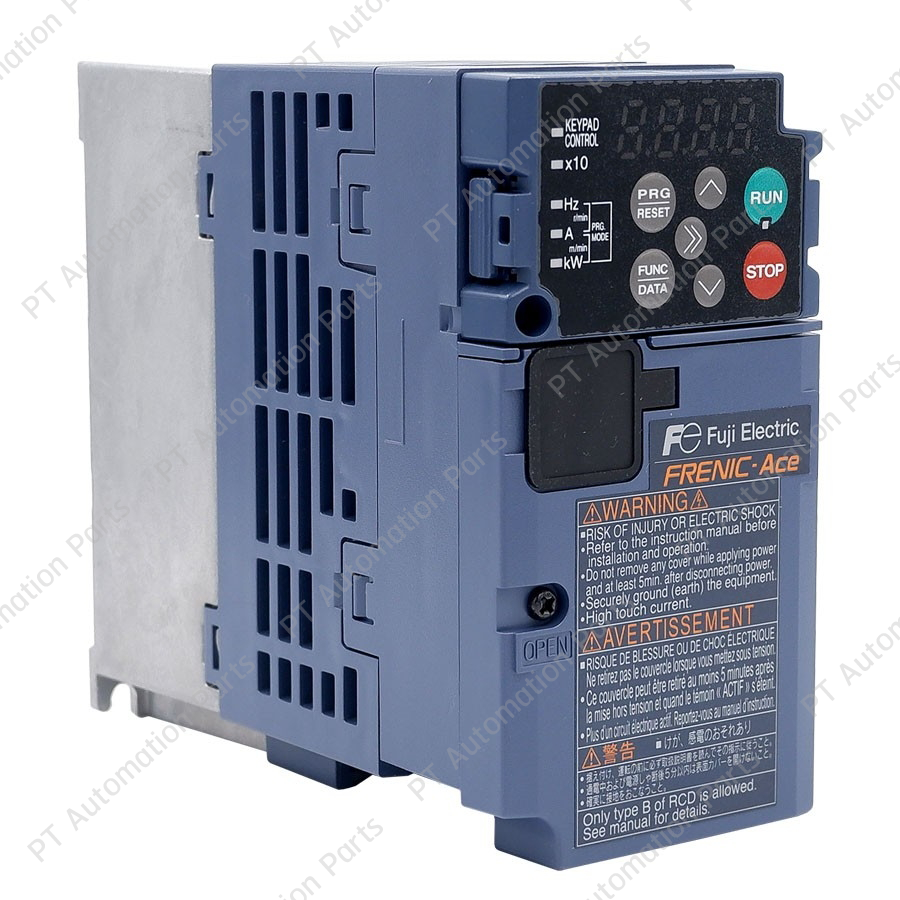 FUJI Electric FRN0006E2S-2GB AC Drive Inverter 0.75KW 1HP Input 3-Phase 200-240V Output 3-Phase 200-240V 1-500Hz FRENIC-ACE อินเวอร์เตอร์ ฟูจิ เครื่องควบคุมความเร็วรอบมอเตอร์ 1แรงม้า