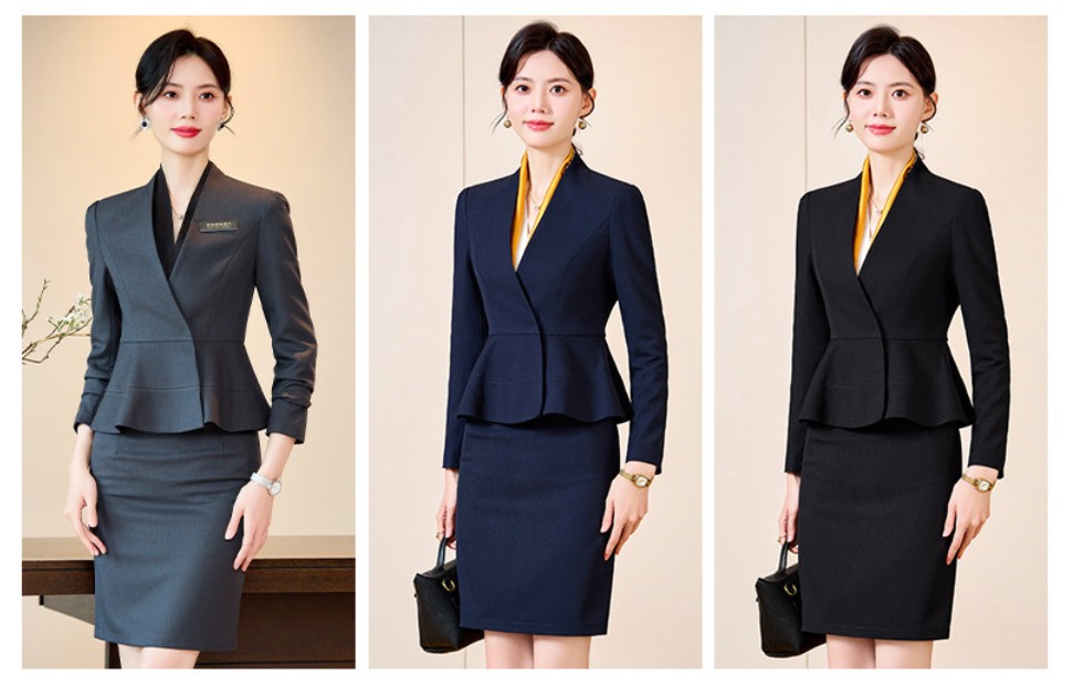 ชุดสูท ชุดพนักงานแผนกต้อนรับโรงแรม ชุดพนักงานร้านขายเครื่องประดับ ชุดพนักงานขาย