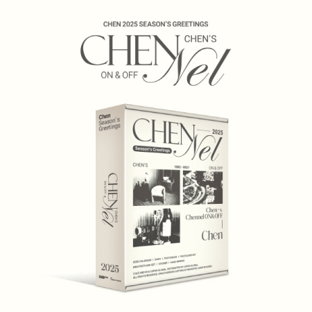 ( Pre-Order ) Chen Season's Greetings 2025 [ Chen’s Chennel ON & OFF ] ** สั่งเกิน 1 ชิ้นบวกค่าส่งเพิ่มชิ้นละ 20 บาท เนื่องจากสินค้าหนัก ** จำนวนจำกัด ** วางจำหน่าย 18 / 12 / 2024