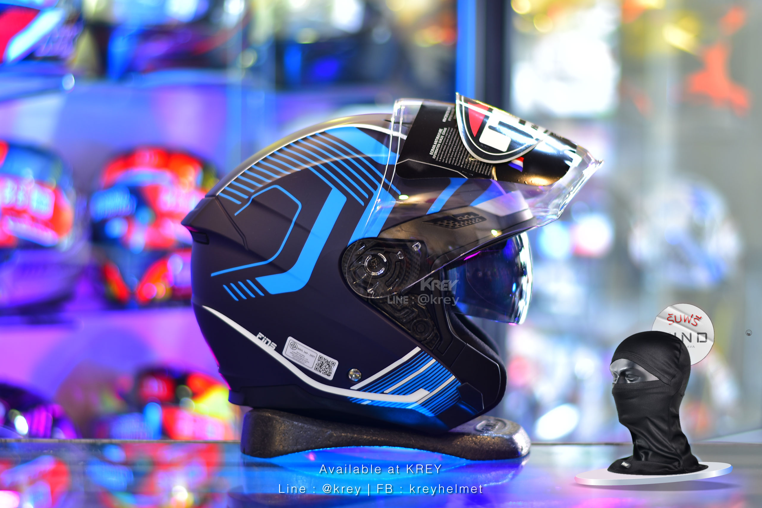 Real model Havana Fins Blue Matt