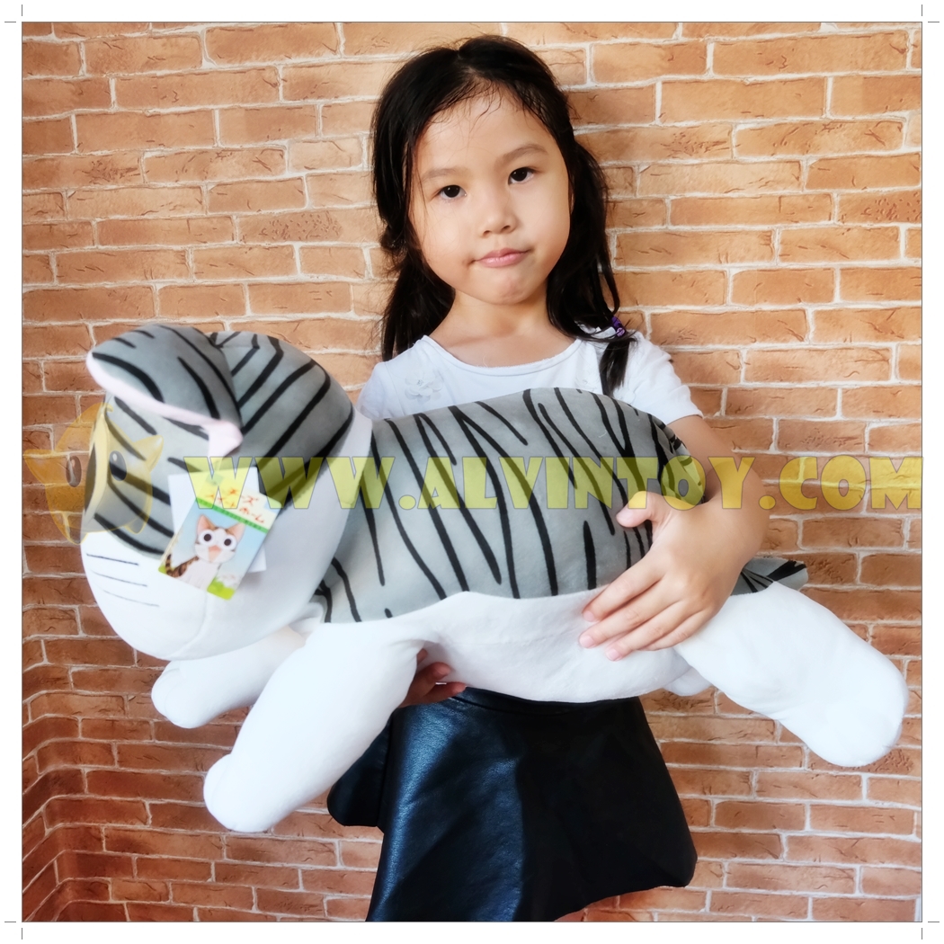 ตุ๊กตาหมอนผ้าห่มแมวจี้จัง ขนาด 45 ซม. ขนาดผ้าห่ม 140x90 ซม.