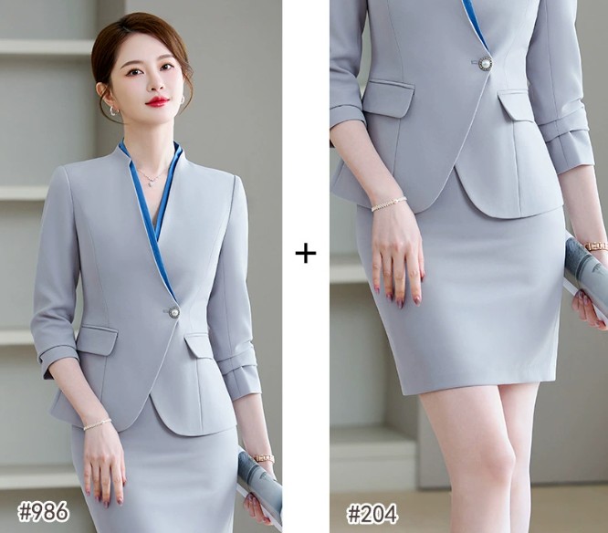 ชุดสูท ชุดพนักงานต้อนรับ ชุดออฟฟิศ ชุดพนักงานต้อนรับโรงแรม