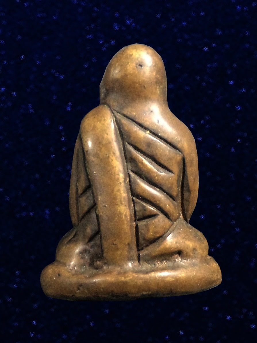 รูปหล่อหลวงพ่อเกิด วัดสะพาน จ. นครนายก รุ่นแรก 2506 แต่งเก่า