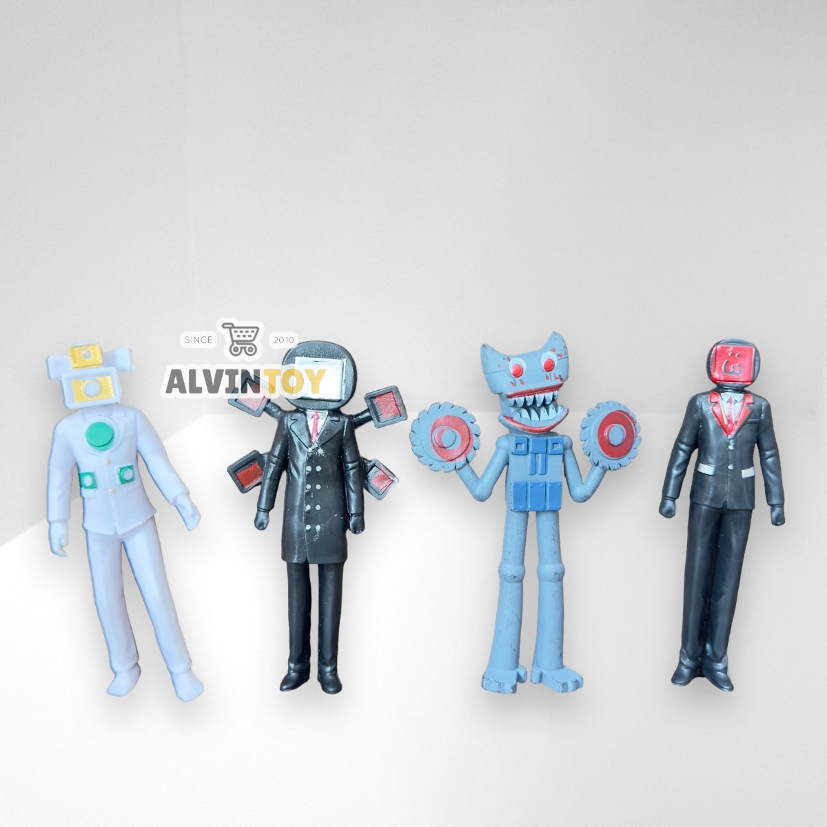 โมเดล Skibidi Toilet สคิบิดี้ ทอยเลต ชุด 6 ตัว คละแบบ