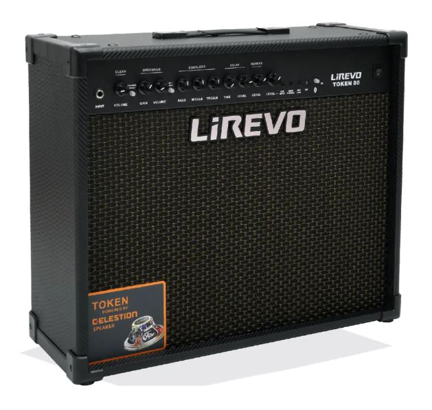 Lirevo Token 80 *รับประกันของแท้* แอมป์กีต้าร์ไฟฟ้า 80w, Celestion 12" Guitar Amp, Bluetooth, Reverb /Overdrive