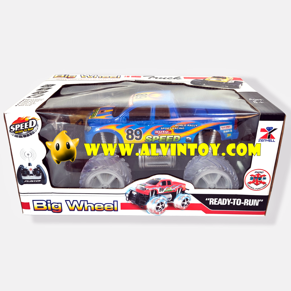 รถ 4WD บังคับวิทยุ พร้อมรีโมทไร้สาย Big Wheel แถมถ่านชาร์จ