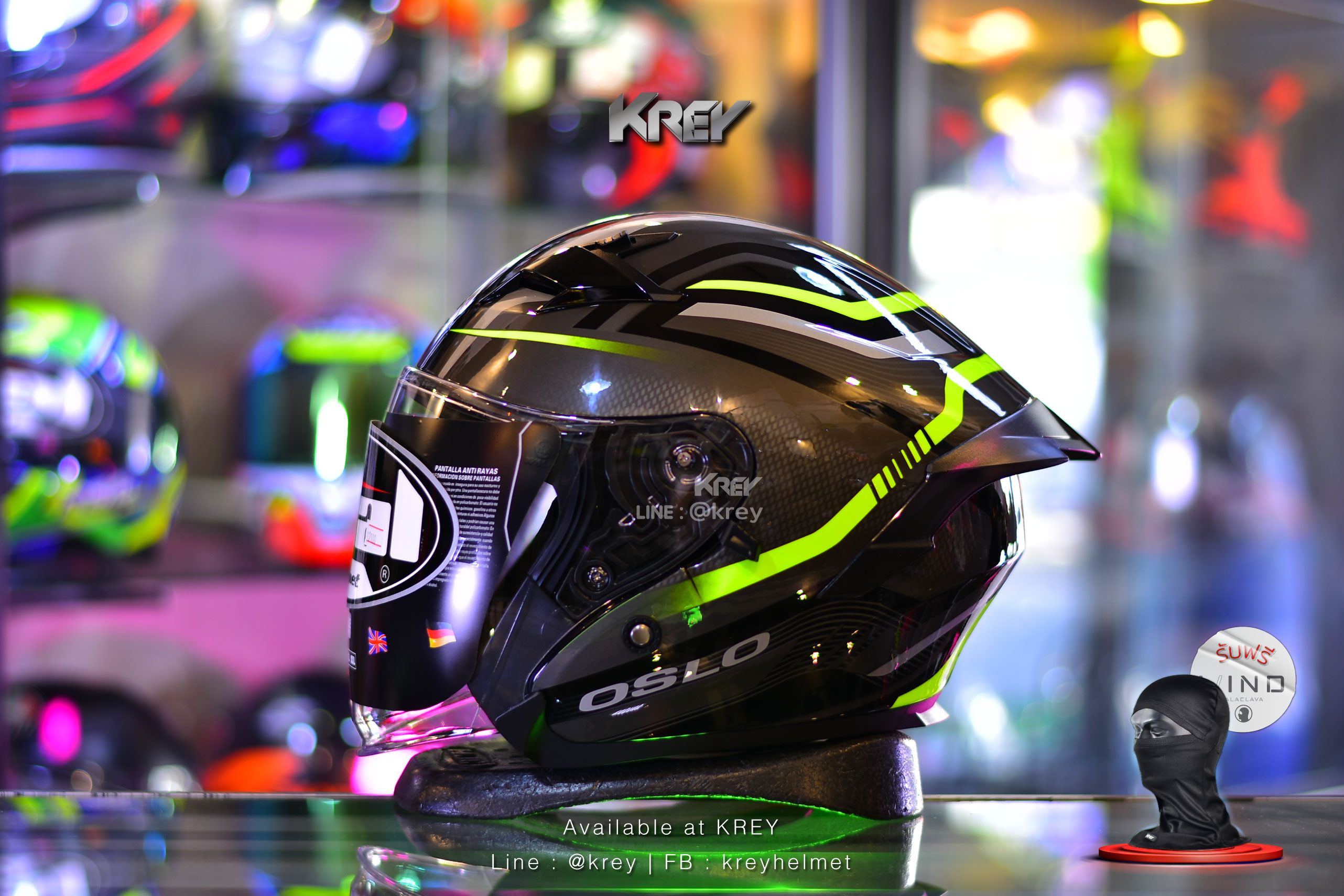 Real model OSLO Magma Black Yellow