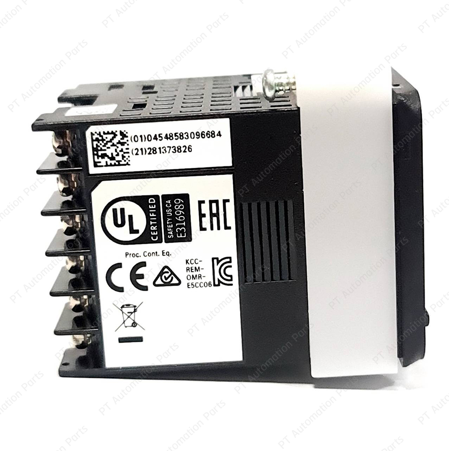 เครื่องควบคุมอุณหภูมิแบบดิจิตอล OMRON E5CC-QX2ASM-800 Digital Temperature Controller 1-Output Voltage (for driving SSR), 2-Auxiliary Output, Multi-Range, 100-240VAC, Size 48×48mm, Ver.2.1 E5CC Series