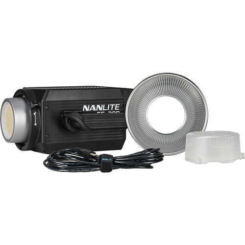 Nanlite FS-200 *ของแท้รับประกันศูนย์* ไฟ LED Daylight AC Monolight, 5600K, CRI/TLCI: 96/98, ฟรี!! Reflector, สายไฟ