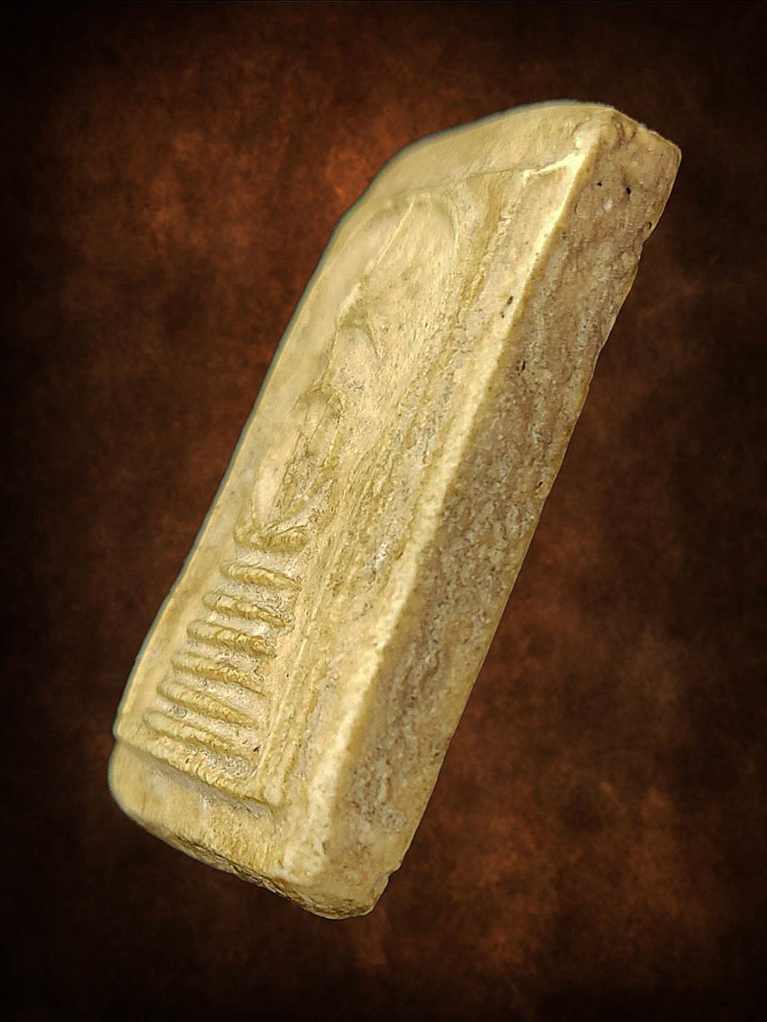 พระสมเด็จเกศไชโยพิมพ์ 6 ชั้น อกตลอด กรุวัดโพธิ์เกรียบ ปี 2490