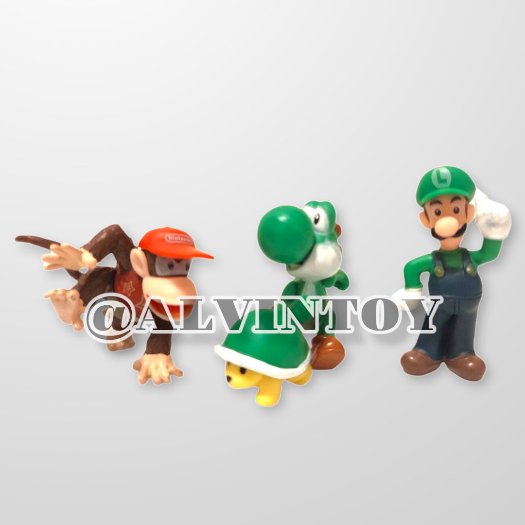 โมเดล Super Mario มาริโอ ลุยจิ ยอร์ซี่ ชุด 18 ตัว