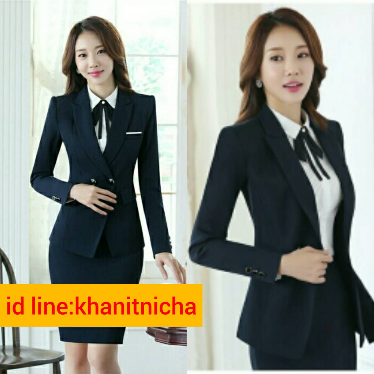 ชุดพนักงานต้อนรับโรงแรม ชุดสูท รีเซฟชั่น