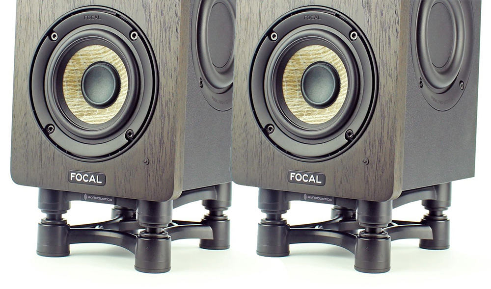 IsoAcoustics ISO-130 (Pair/คู่) Small Speaker Monitor Acoustic Isolation Stands ขาตั้งลำโพง, รองอุปกรณ์ DJ ฯลฯ
