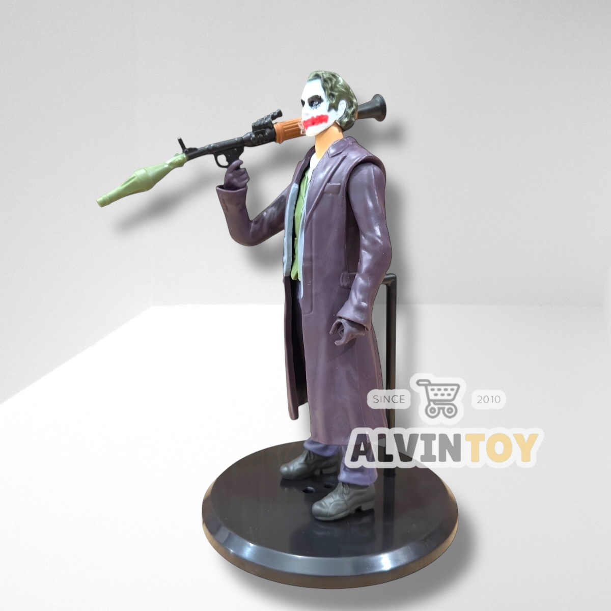 Action Figure Joke - โจ๊กเกอร์ เปลี่ยนมือ เปลี่ยนแขนและหัวได้ พร้อมฐาน ขนาดความสูง 18.5 ซม.