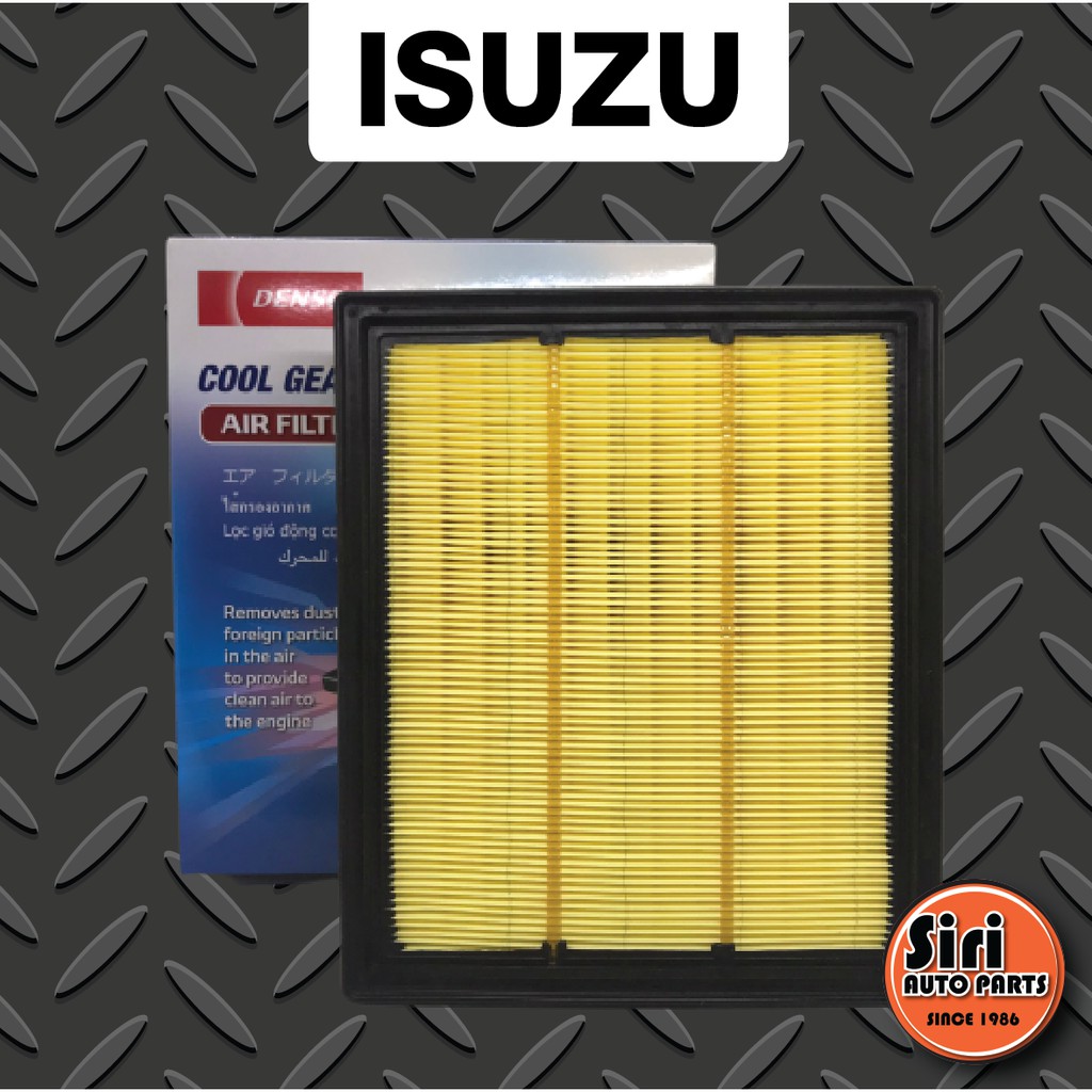 กรองอากาศ ISUZU DMAX 3.0 Ddi VGS TURBO (4JJ1-TCX) Mu-7 ปี 2007-2011 ไม่ใช่ออนิว อีซูซุดีแม็ค (Denso 260300-0820)(ไส้กรองอากาศ)