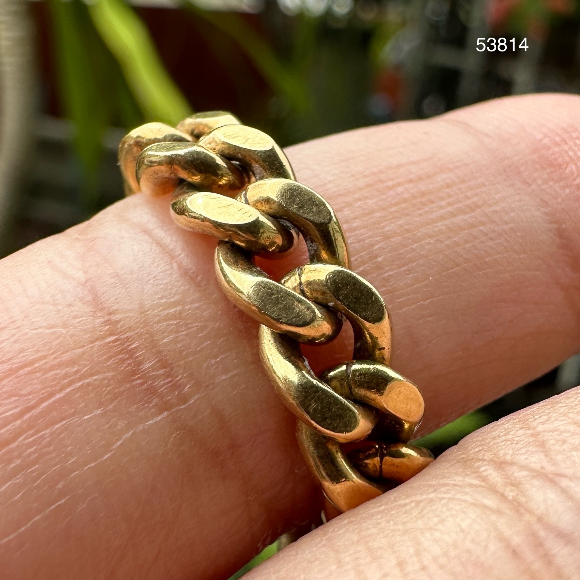 รหัส 53814 แหวน ทอง18K (75%) ลายบิดแบน งานสวยมาก นน. 8.24 g