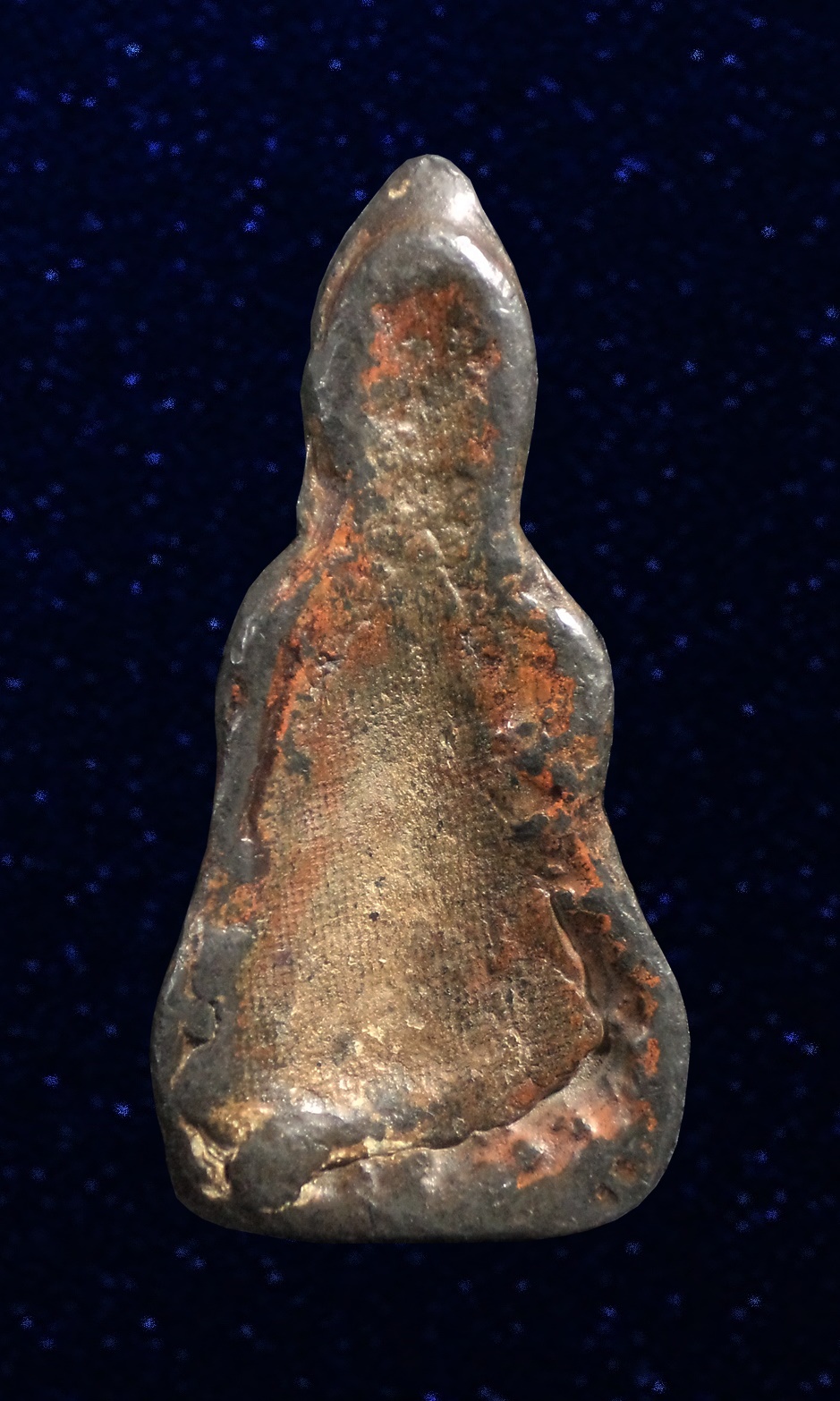 พระหูยาน เนื้อตะกั่วสนิมแดง