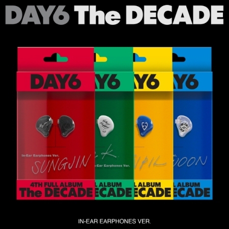 ( Pre-Order ) Day6 4th Full Album [The DECADE] ( Ear Phone ver ) Set 4 ver * ไม่มี Poster พับในกล่อง * วางจำหน่าย 2 / 9 / 2025